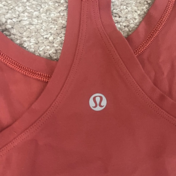 Lululemon racer back tank rust color - Picture 2 of 3
